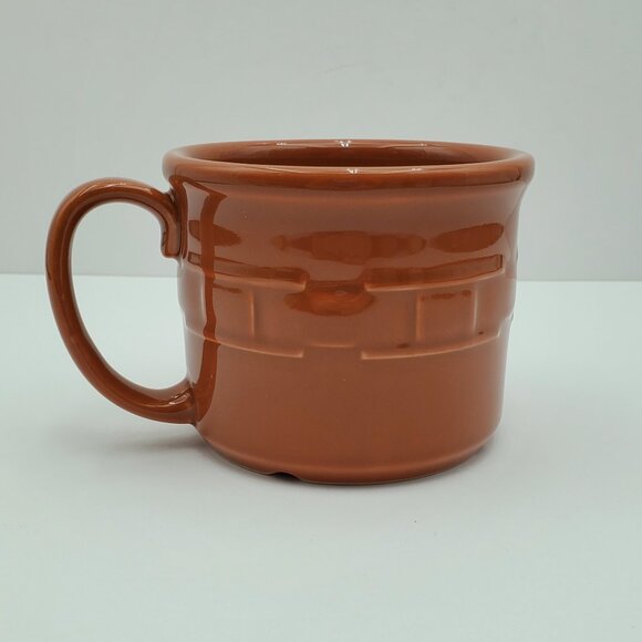 Longaberger Woven Traditions Spice Souper Mug Coffee Mug Soup Mug - Picture 3 of 7